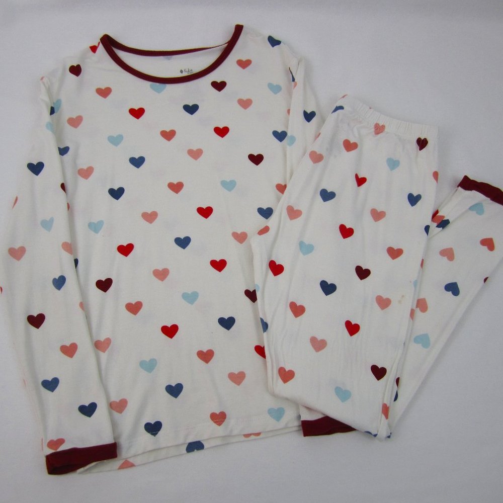 Kyte Baby Kids Pajama Set in Hearts size 8